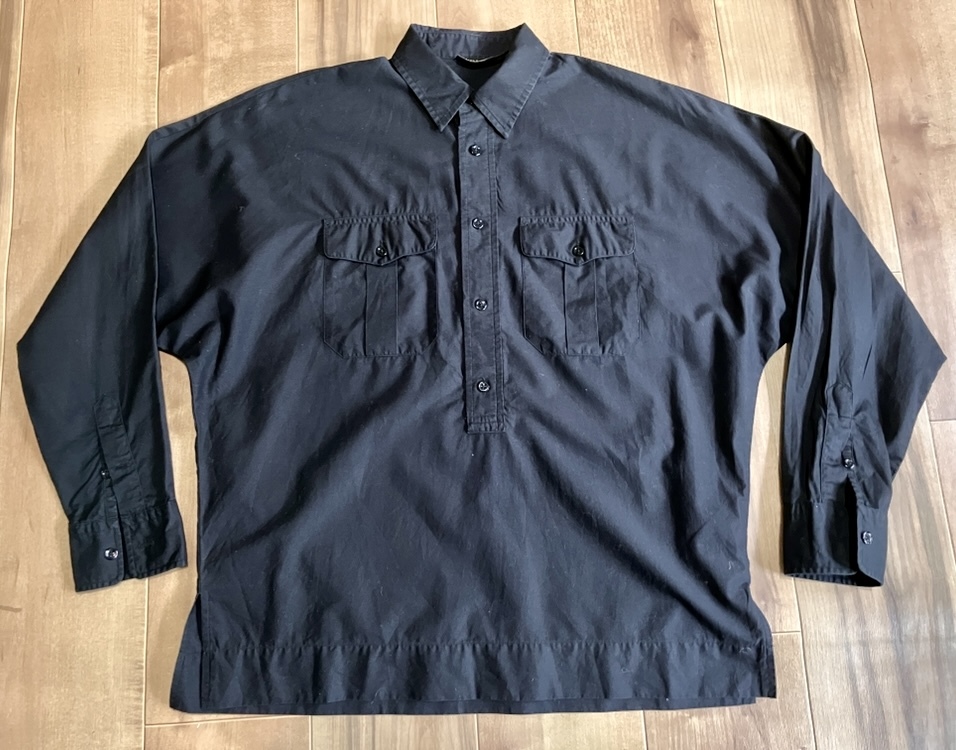 POLO RalphLauren ラルフローレン ワイドシルエット シームレスシャツ ブラック拍卖