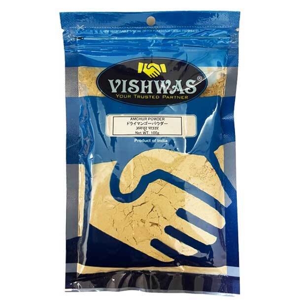 アムチュール amchur powder 100g カレースパイス 熟す前のマンゴーの乾燥粉末、酸味があります。 インド産 賞味期限2026.10.31拍卖