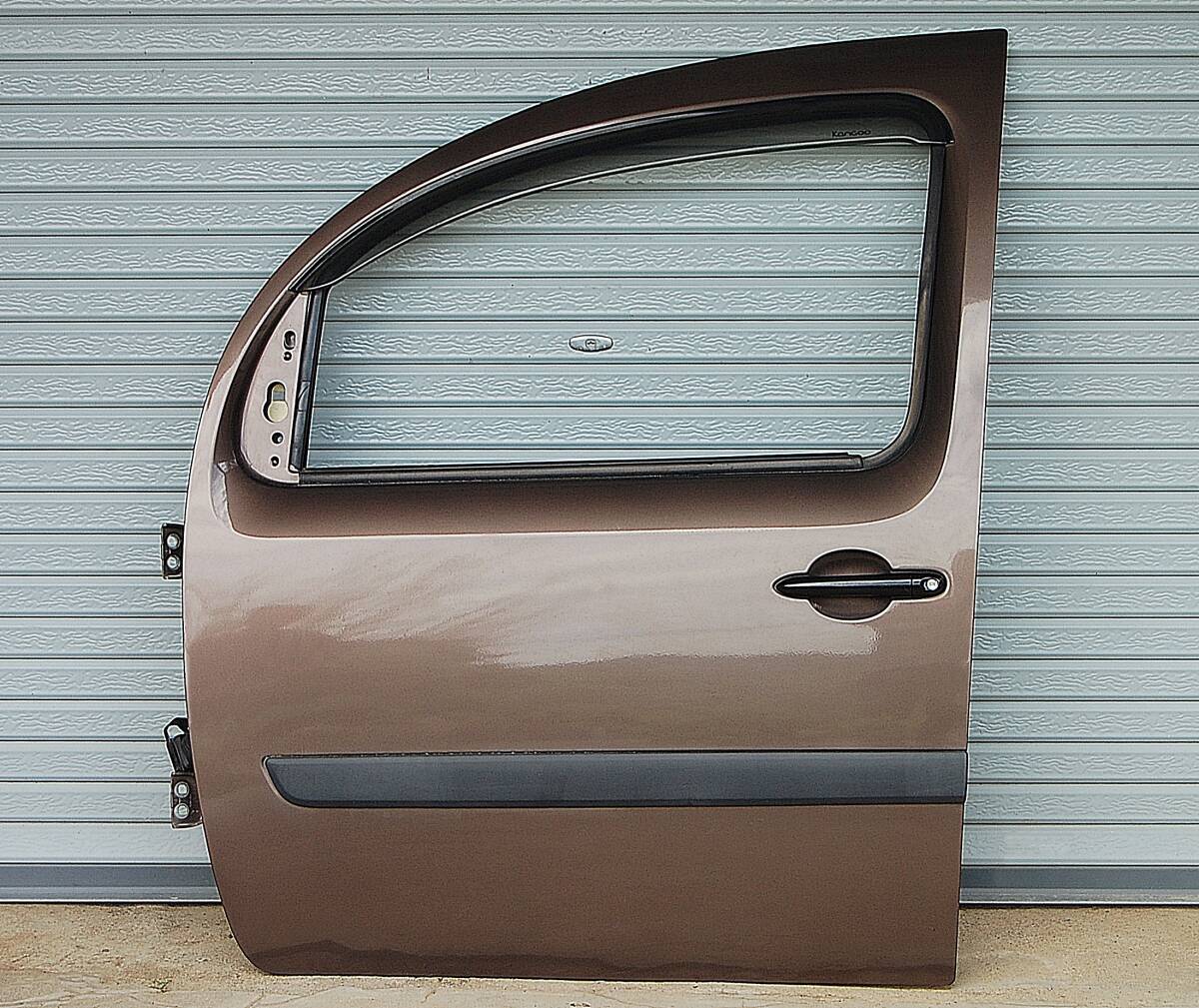 激レア◆RENAULT KANGOO ルノーカングー ABA-KWH5F1 左フロントドア 左ドア 左サイドドア 前ドア 前側ドア 左側ドア パネル ブラウン 茶色拍卖