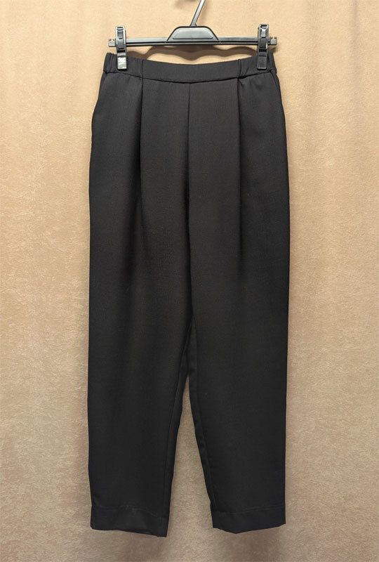【IKUKO】タグ付き未使用品!■イクコ*ウール混パンツ*サイズ2*ブラック《送料込み!》拍卖