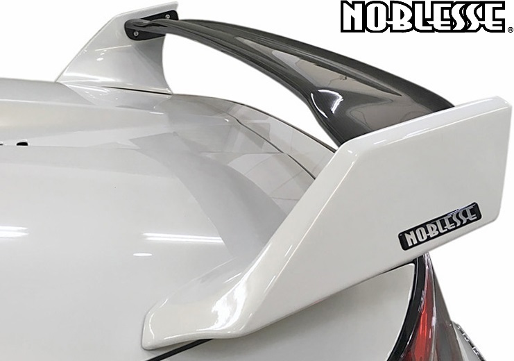 【M's】ホンダ S660 (2015.4-2022.3) NOBLESSE 可変式 リアウイング FRP 未塗装 ノブレッセ エアロ パーツ リヤウイング S660-RW-010拍卖