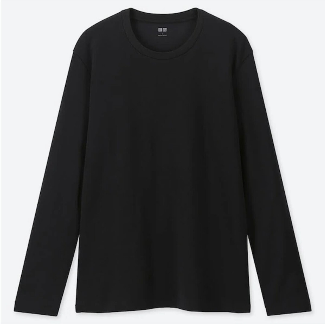 即決◆Sサイズ 廃盤 UNIQLO ユニクロ ソフトタッチ クルーネック T(長袖)Black黒 新品 未開封 未使用 Tシャツ ロングスリーブ ストレート拍卖