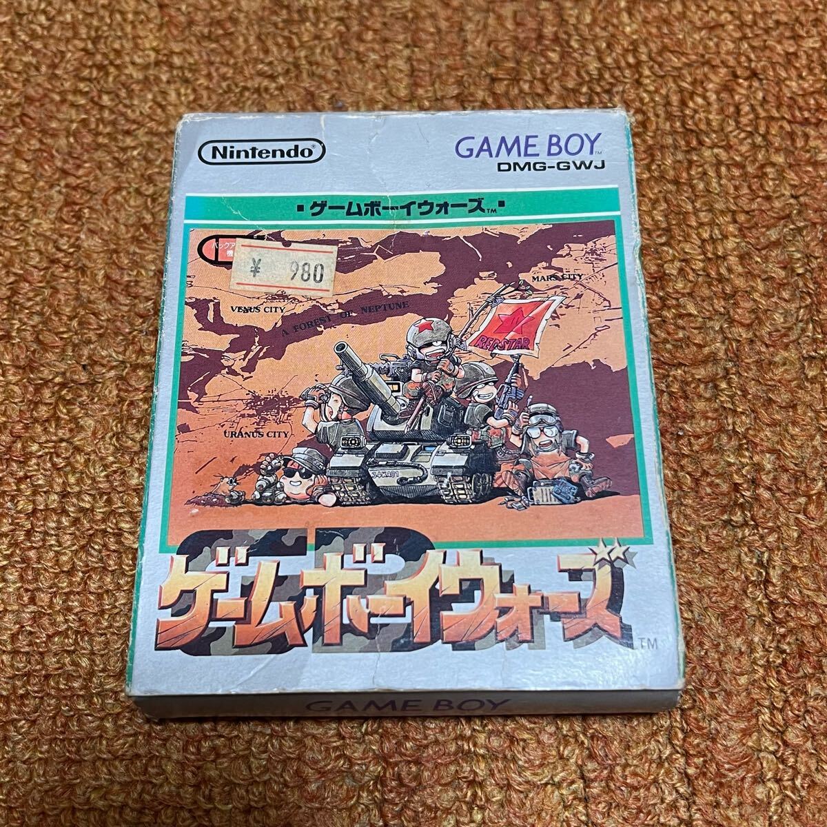 GB ゲームボーイ ゲームボーイウォーズ 箱 取説付き 中古品拍卖