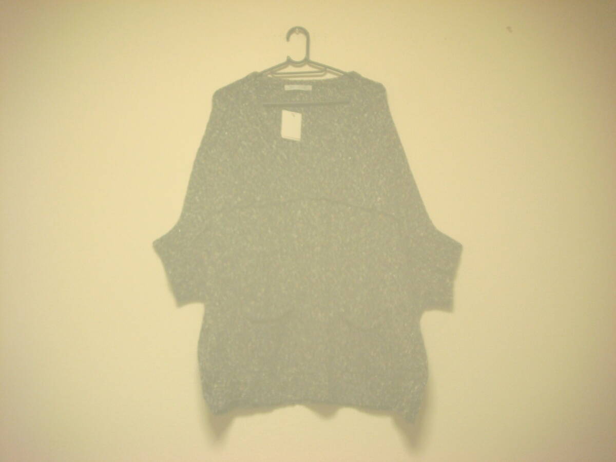 大きいサイズの方にも まだら 超ゆったり ニット タグ付き未使用 新品 ML LL3L フリー拍卖