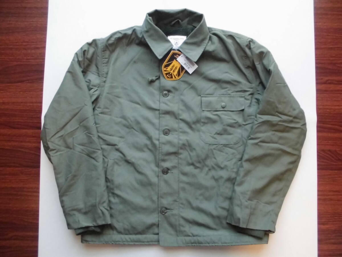 新品!B.A.F社 1975 MODEL A-2 DECK JACKET XL-R BAF BROOKLYN ARMED FORCES Inc. デッキジャケット拍卖