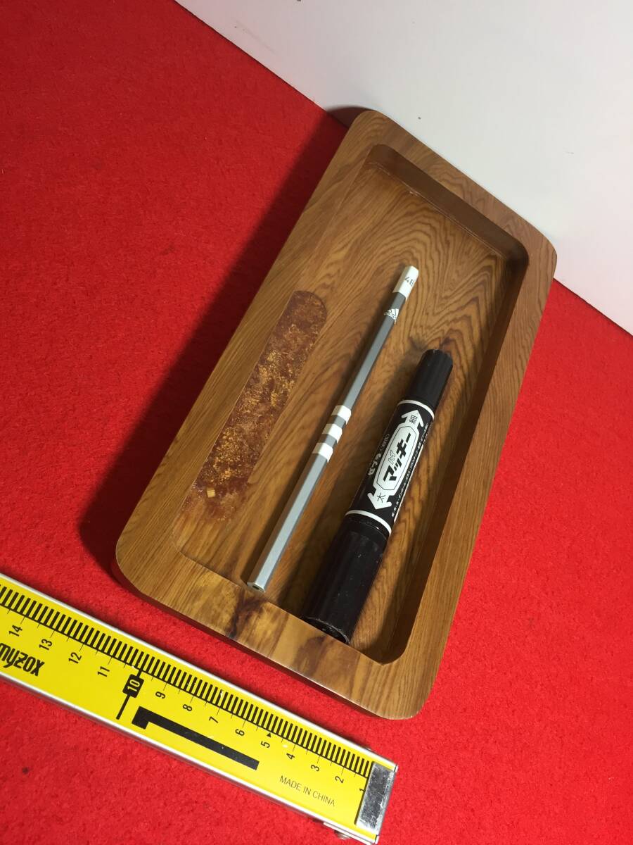 10 ペン皿 トレー 小物入れ 受け皿 銘木屋久杉工芸品 インテリア家具 世界遺産拍卖