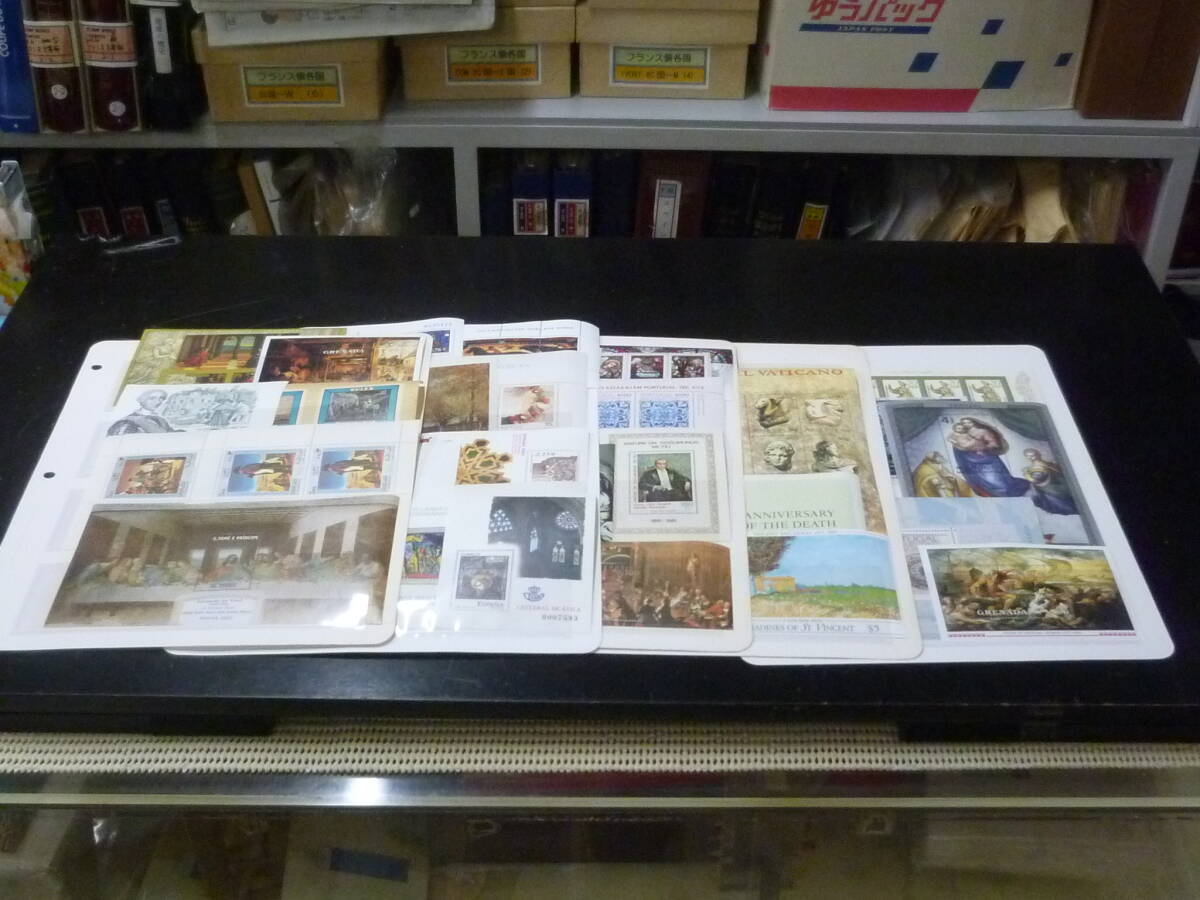 25F M №1 絵画切手 スペイン・ポルトガル・サントメプリンシペ・他 各種シート 計31種 未使用NH・VF ※説明欄必読拍卖