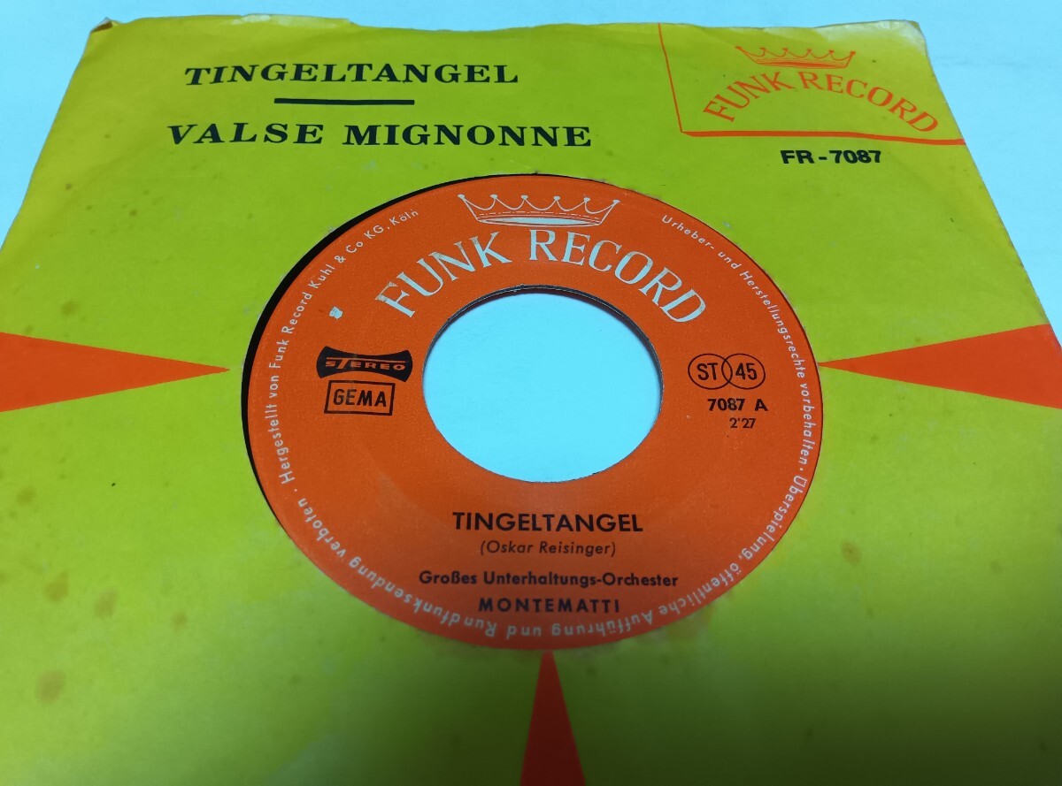 【EPレコード】TINGELTANGEL MONTEMATTI拍卖