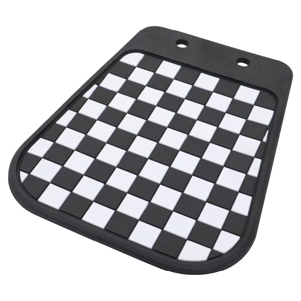 クロスカブ JA45/JA60/AA06用 フロントフェンダー マッドガード 泥除けラバー マッドフラップ チェック柄 外装 カスタムパーツ拍卖