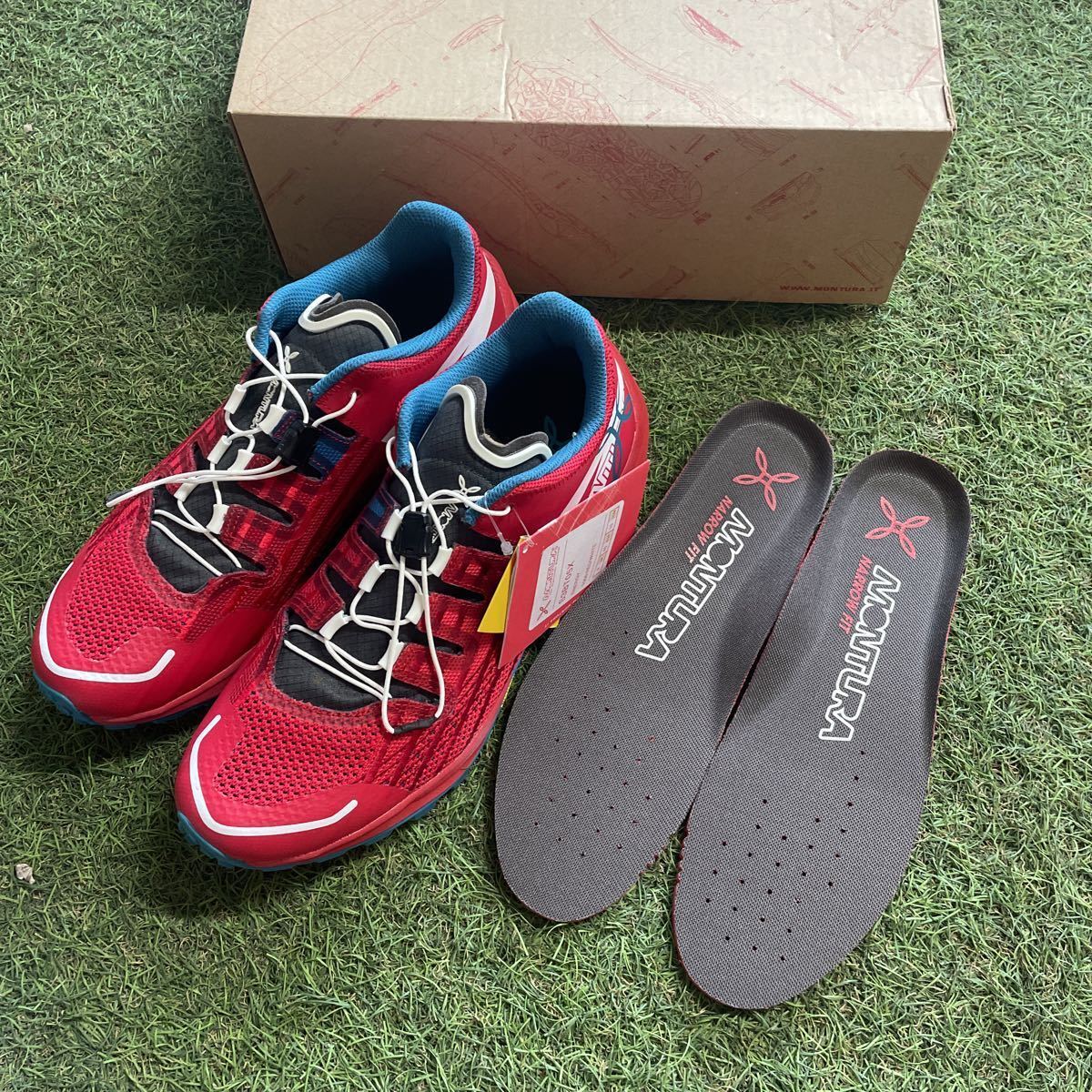 新品 未使用 定価2.4万円 MONTURA モンチュラ メンズ トレッキング ファストハイク トレイルランニングシューズ 27.5-28.0cm拍卖