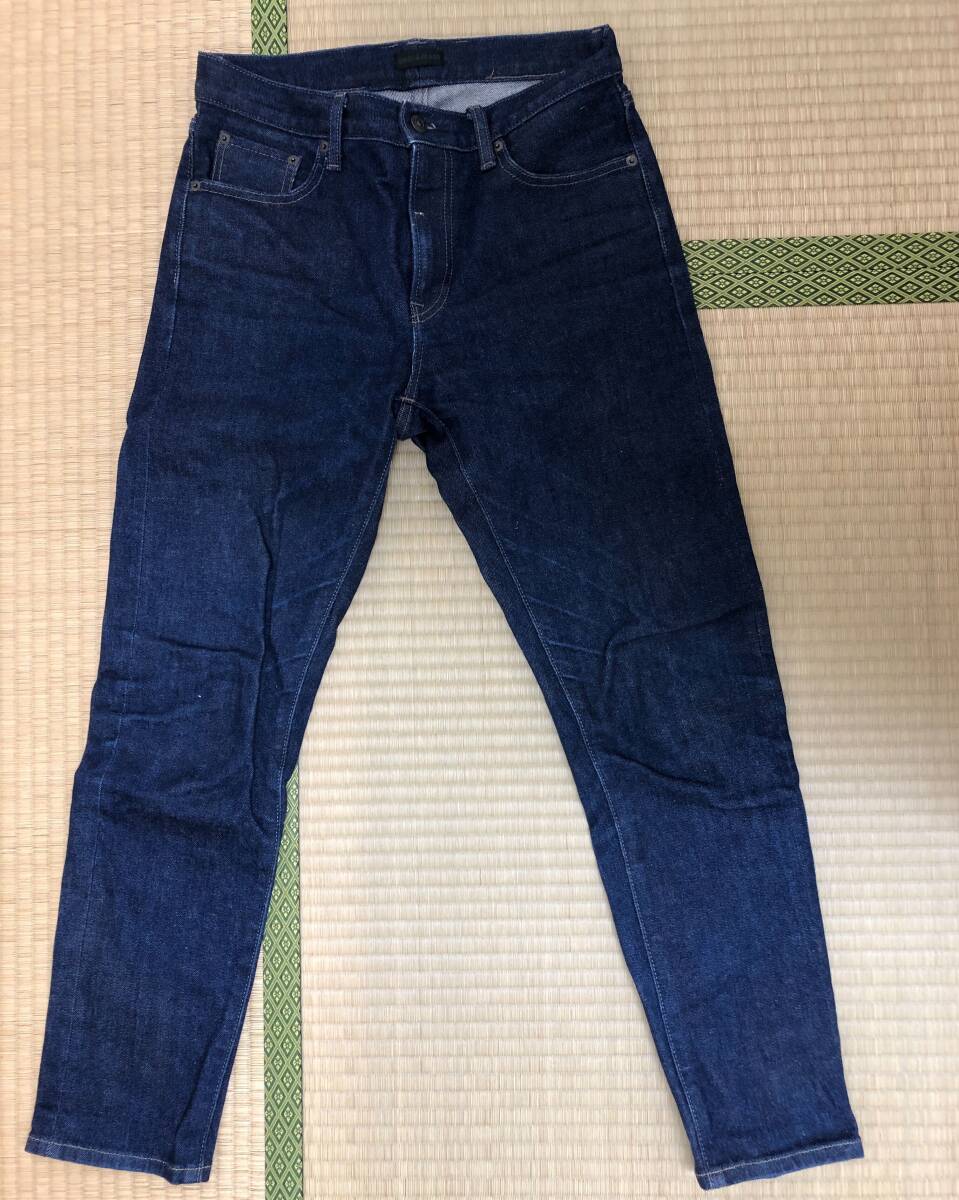 (G) UNIQLO ユニクロ カイハラ ジーンズ スリムストレート ミドルライズ 250210拍卖