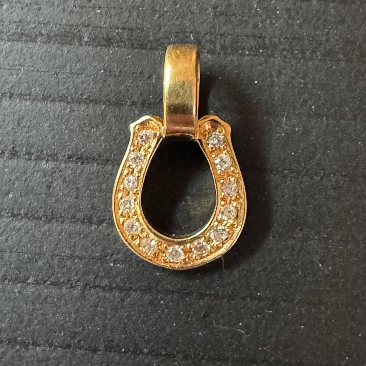 シンパシーオブソウル K18YG ホースシュー ダイヤモンド ペンダント ネックレス Sympathy of Soul 18Kイエローゴールド アクセサリー 750拍卖