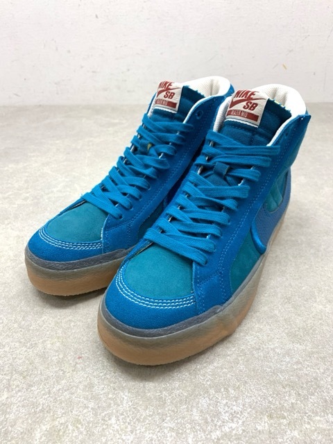 NIKE(ナイキ) DV5468-300 SB ZOOM BLAZER MID ズームブレーザー ミッド PRM PLUS 24cm グリーンアビス【C1960-007】拍卖