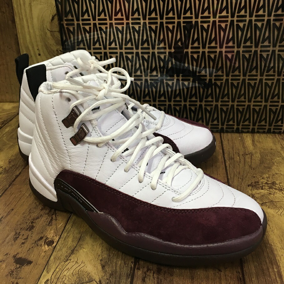 NIKE × AMaManiere WMNS AIR JORDAN 12 SP BURGUNDY CRUSH DV6989-100【8134-004】拍卖