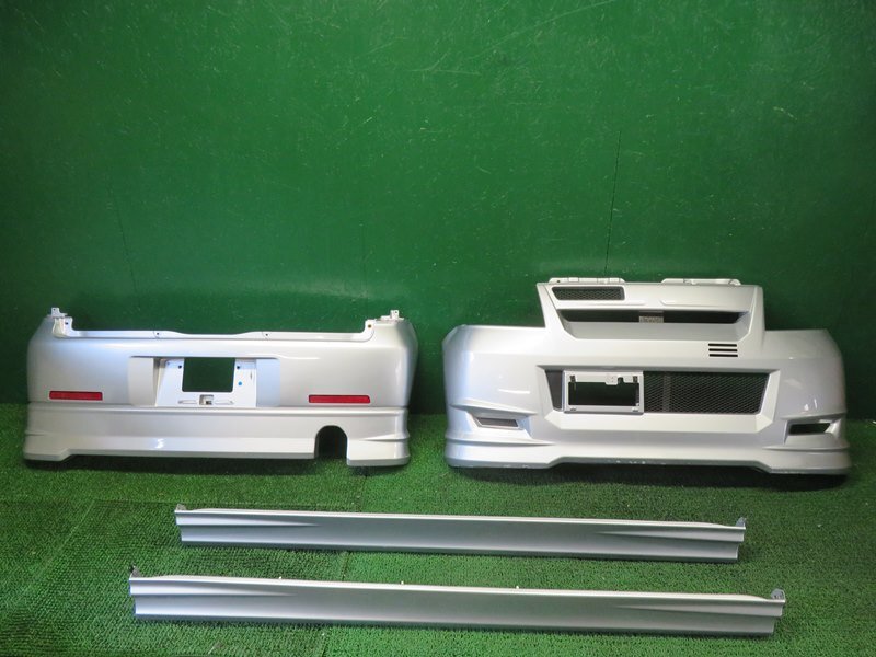 『psi』 三菱 H81W eKスポーツ エアロ4点セット A31 シルバー H17年式拍卖