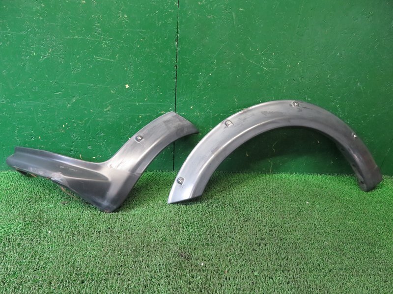 『psi』 日産 BZ11 キューブ 純正オプション ネオクラシカル 左フロント オーバーフェンダーモール2点セット拍卖