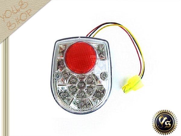 T20 LED クリアレンズ テールユニット モンキー カブ DAX シャリー リトルカブ プレスカブ 12V車用 バイク拍卖