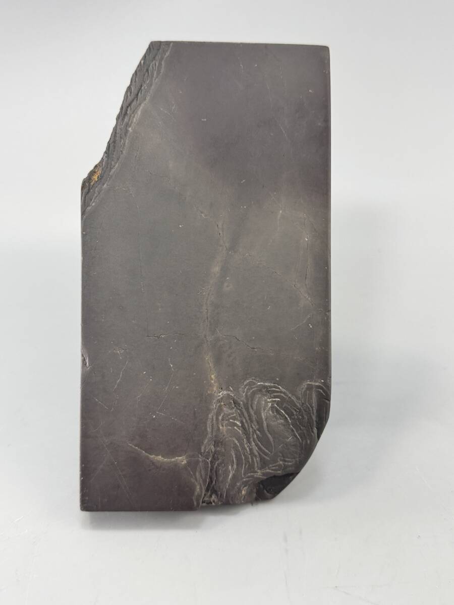 書道家先生旧蔵 清朝 端渓硯 老坑水巌 紫檀箱 本体サイズ15x8x1.6㎝ 古硯 文房四宝 古玩 書道 文房 拍卖