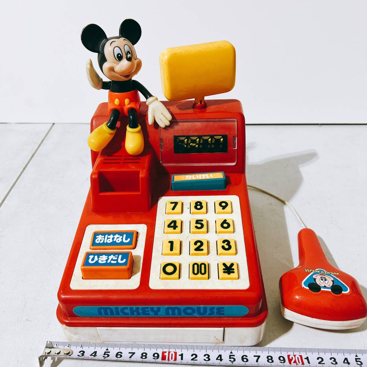ディズニー ミッキー レジスター 超希少 レトロ アンティーク レジ 昭和 玩具MASUDAYA 日本製 1991年拍卖