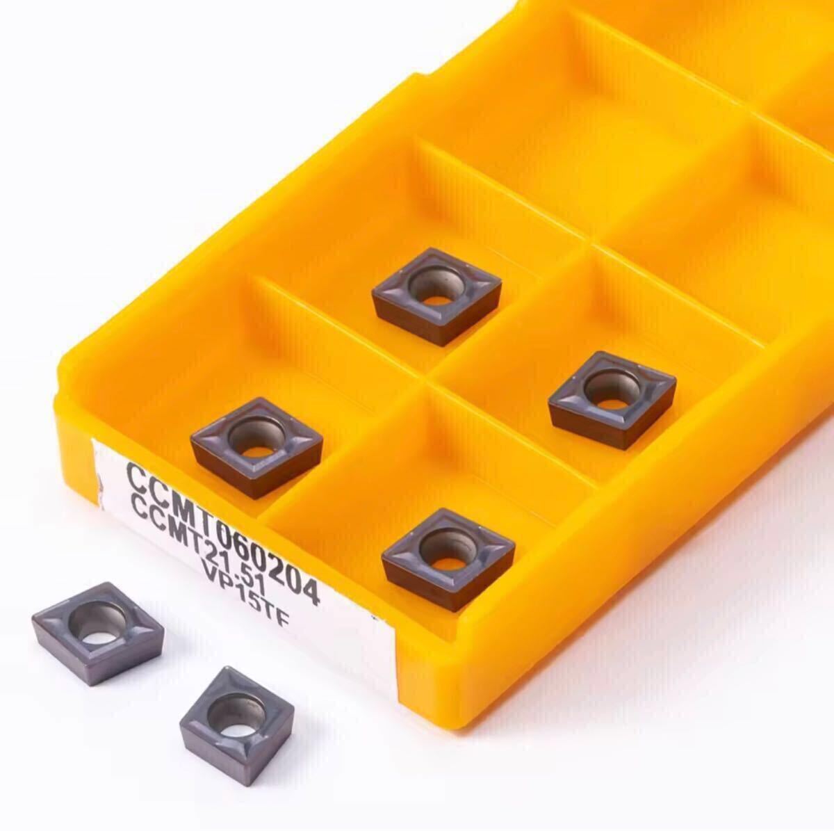バイトホルダー CCMT060204 VP15TF チップ 刃 替刃 交換用チップ 交換チップ 旋盤 バイトホルダ スローアウェイバイト 拍卖