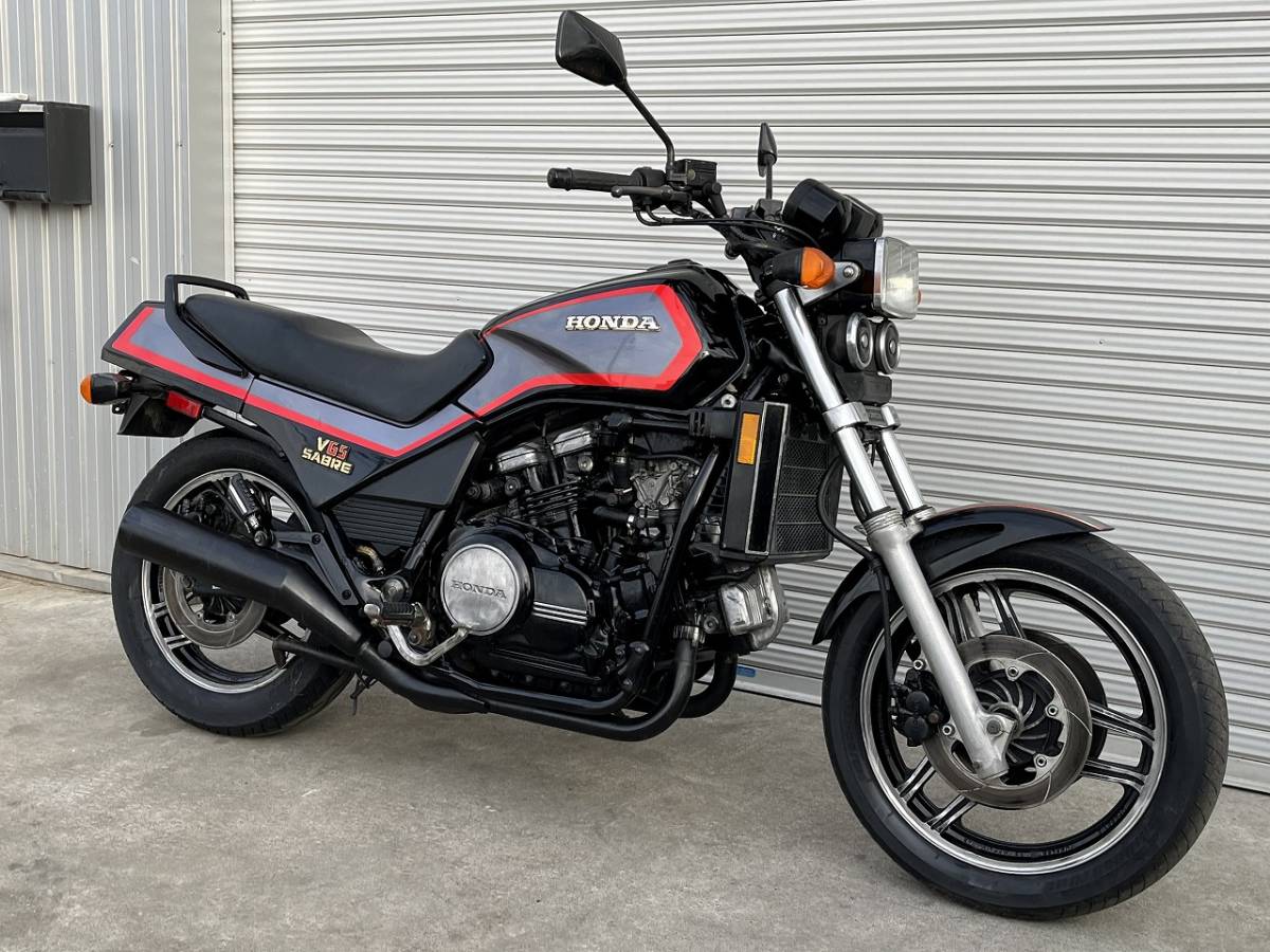 全国発送可能 ホンダ VF1100C V65セイバー 始動確認動画有 書付整備ベース 北海道札幌 マグナ インターセプター VF750 V45拍卖