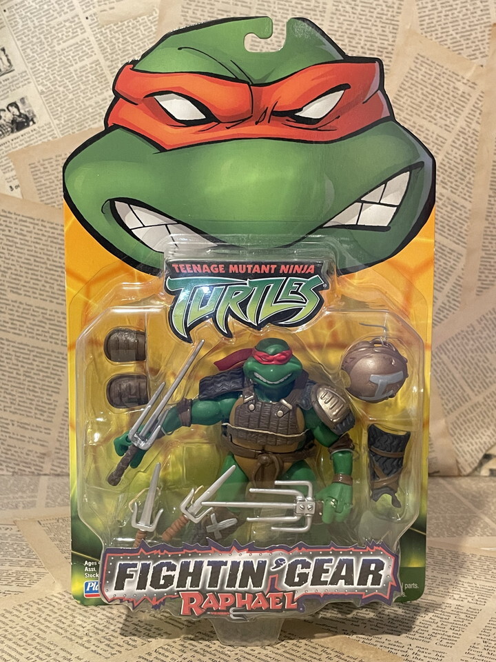 ☆タートルズ/アクションフィギュア/即決USA/Playmates/TMNT/Action Figure(2004/Fightin' Gear Raphael/MOC) TM-228拍卖