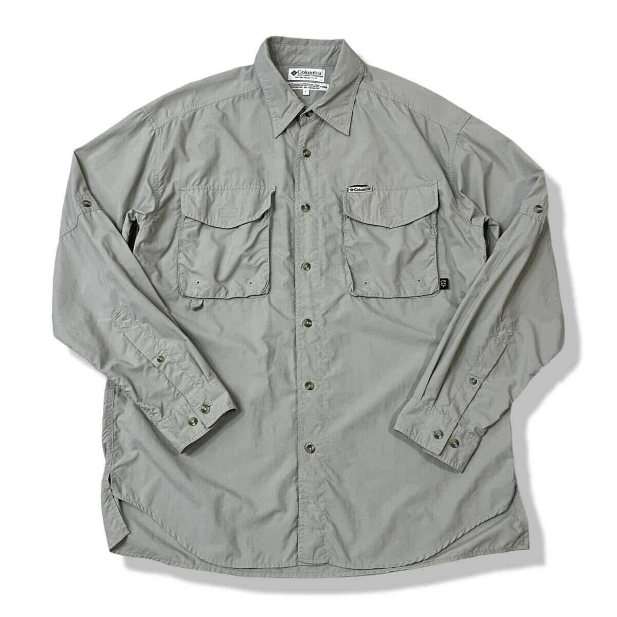 【00s】Columbia(コロンビア) GRTシリーズ フィッシングシャツ L 長袖シャツ PFG アウトドア キャンプ ビンテージシャツ 古着拍卖