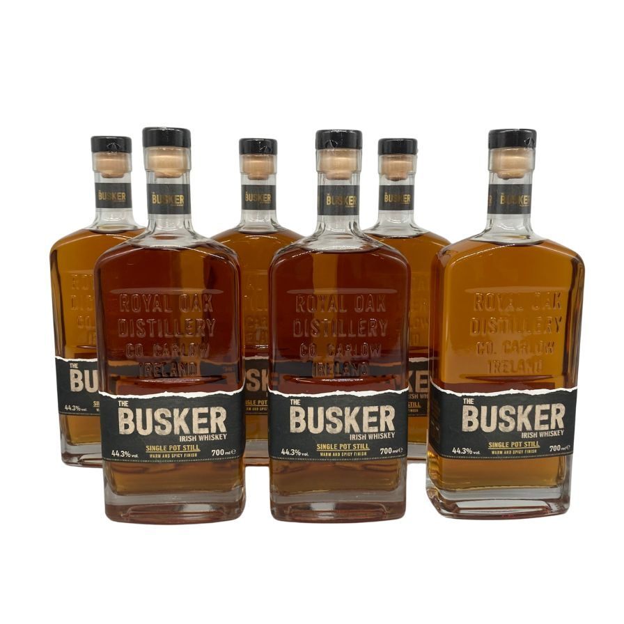 バスカー シングルポットスチル アイリッシュウイスキー 700ml 44.3% BUSKER 6本セット 【Q1】拍卖