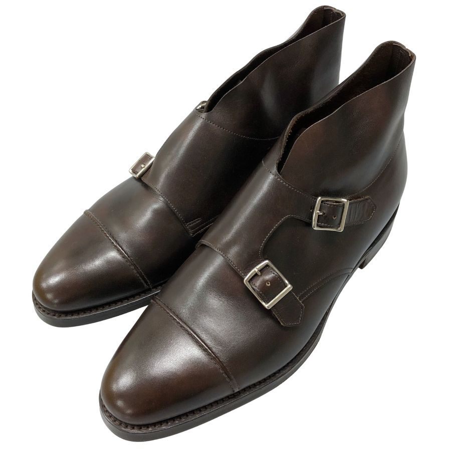 ジョンロブ ブーツ ウィリアム2ブーツ ダークブラウンミスティーカーフ 6.5 ブラウン JOHN LOBB WILLIAM 約25.5cm【LA】【中古】拍卖
