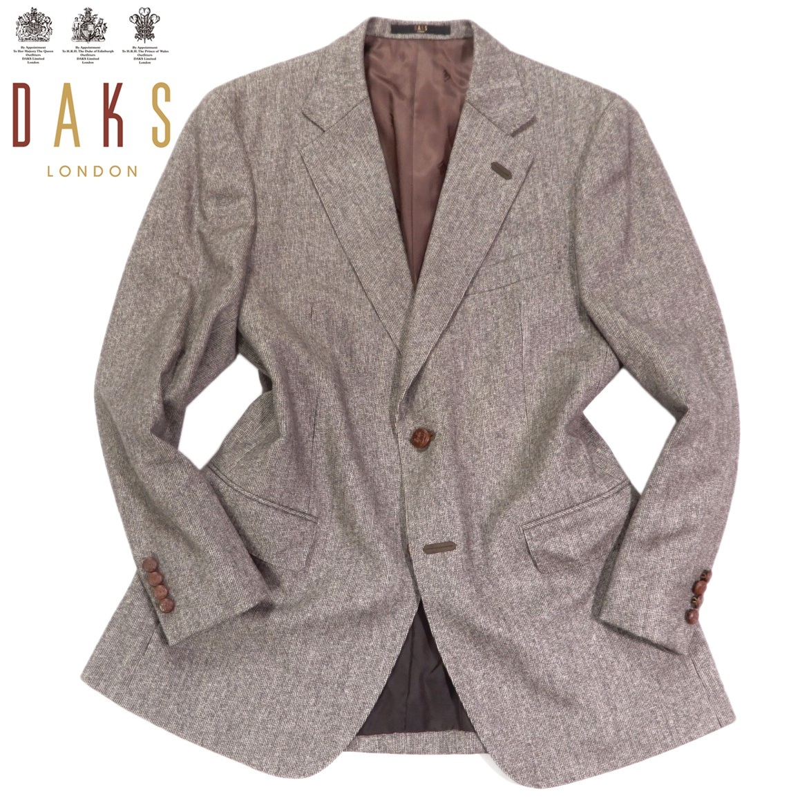 ダックス DAKS 上質◆カシミヤブレンド 2B ジャケット AB6拍卖