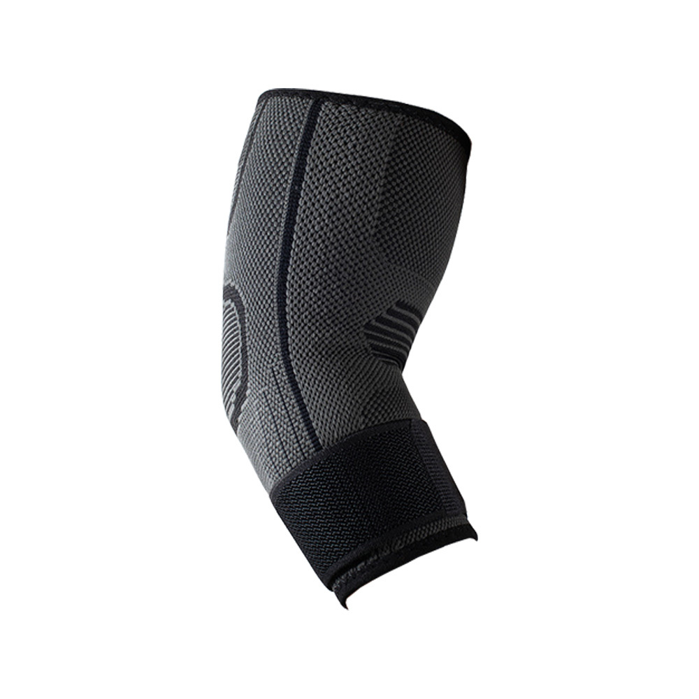 肘サポーター 加圧 通気性 テニス ゴルフ 肘 サポーター テーピング ブラック 黒 L拍卖