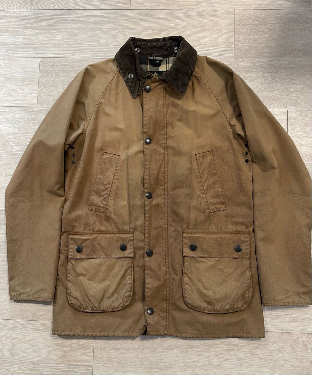 バブアー SLビデイル Barbour トゥモローランド SLBEDALE WASHED COLORS ヴィンテージ ビデイル ジャケット グレイッシュカーキ系 38拍卖