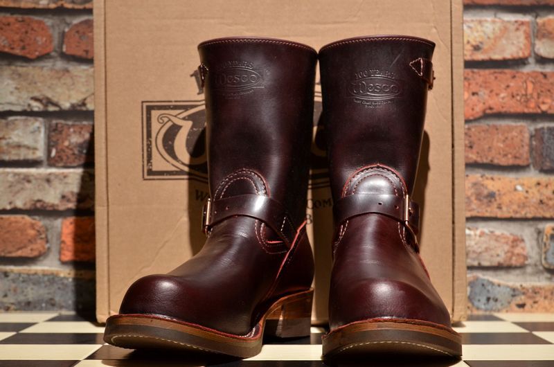 ★☆ Wesco ウエスコ BOSS ボス 8.5E バーガンディー ドメイン 9インチ丈 エンジニアブーツ ☆★拍卖