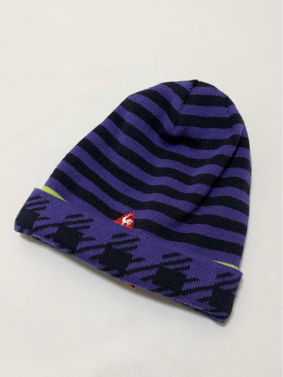 ルコック lecoq アクリル ニット帽 ビーニー ニットキャップ拍卖