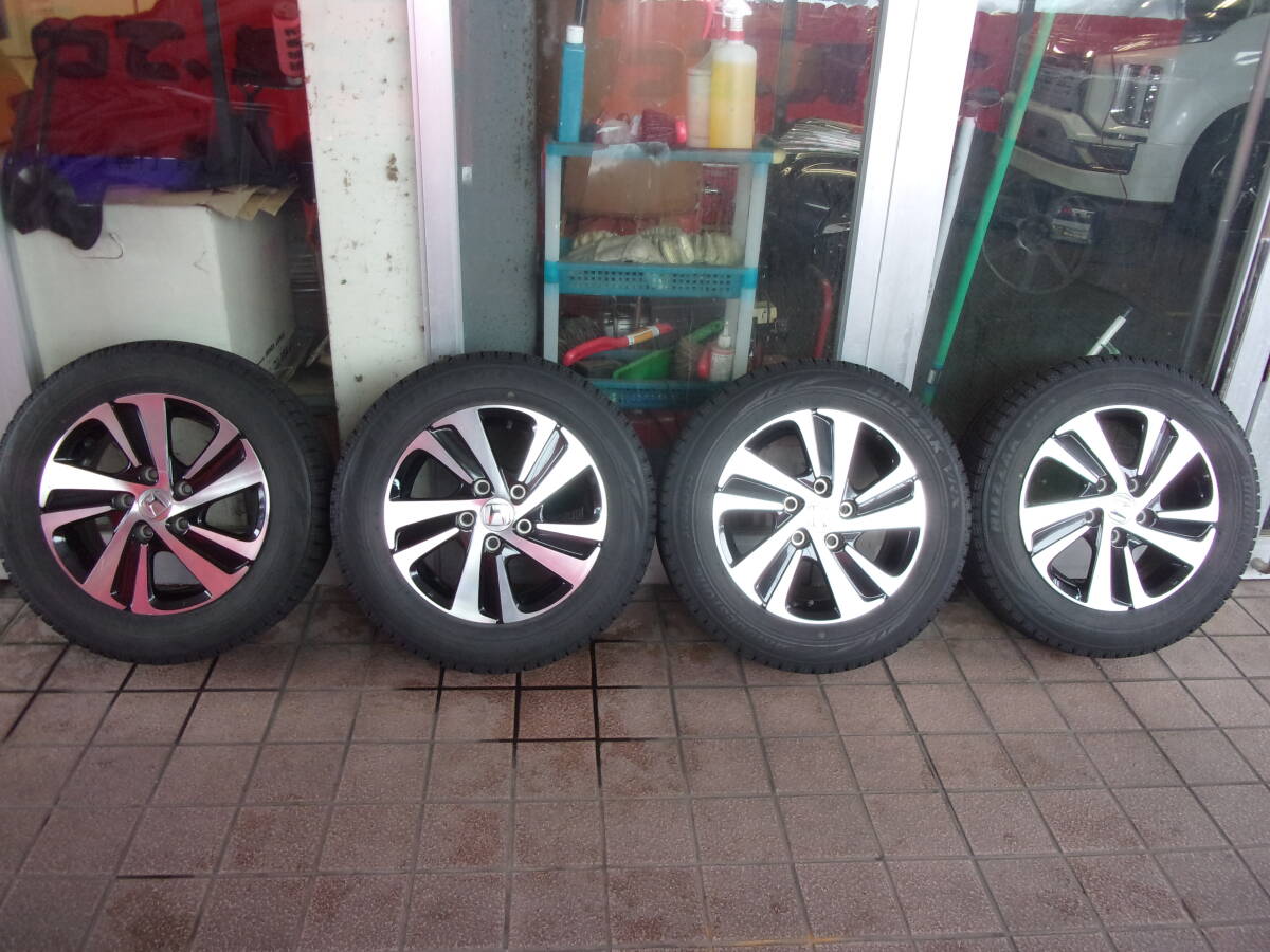 ♪S3233 ホンダ フリード純正アルミホイール 2020年製 ブリヂストンVRX 185/65R15 タイヤホイールセット♪ 拍卖