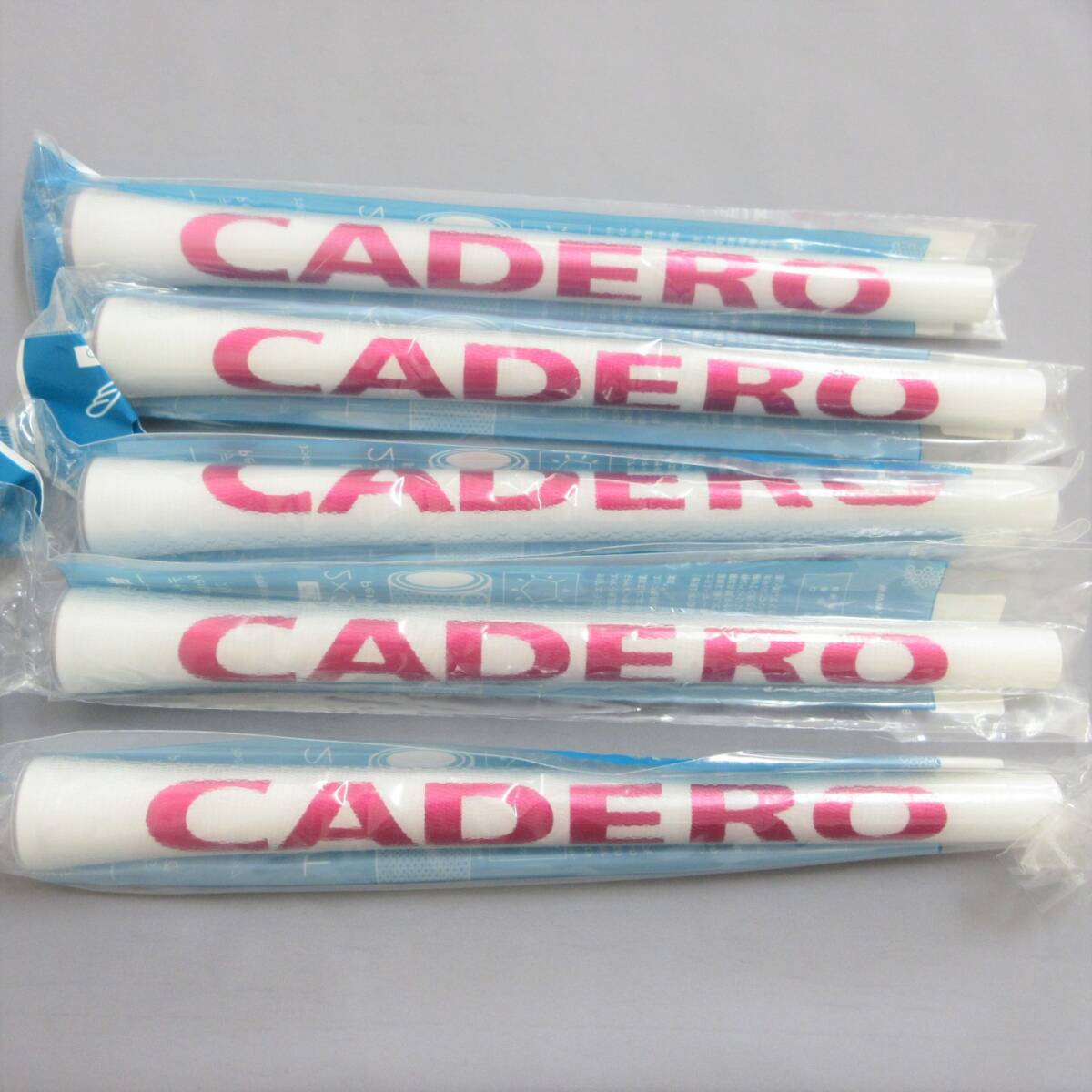 オマケ付 カデロ 2X2 PENTAGON Solo 60R WH×ピンク 5本 CADERO ペンタゴン ウッド アイアン用 両面テープ装着 ホワイト バックラインなし拍卖