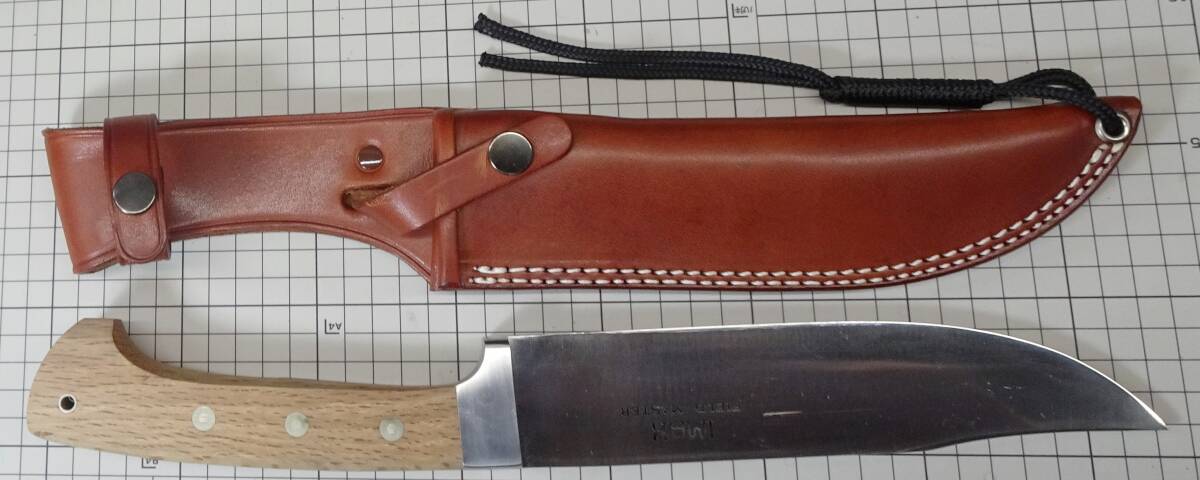 IMAX Filed Master 37cm。 樫柄・革ケース・ 重量;742gr.拍卖