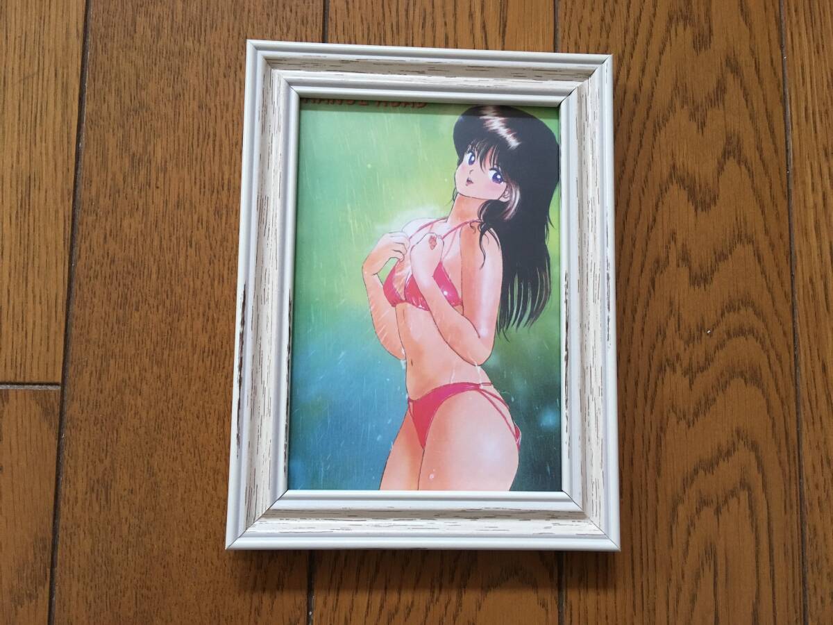 ★額付き!気まぐれオレンジロード の 鮎川まどか のSEXY セクシー ビキニ 水着姿の切り抜き まつもと泉 ※約Lサイズ拍卖