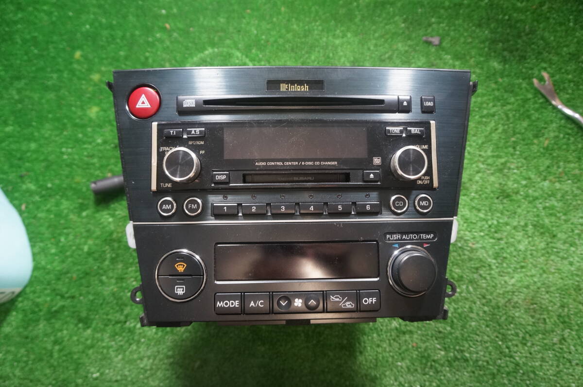 U050 レガシィ 2.0R A型 前期 (BP5) 純正 DVD ナビユニット ナビモニター オーディオパネル エアコン吹出口 FGZ201F2 86281AG001 BP9 BL5拍卖