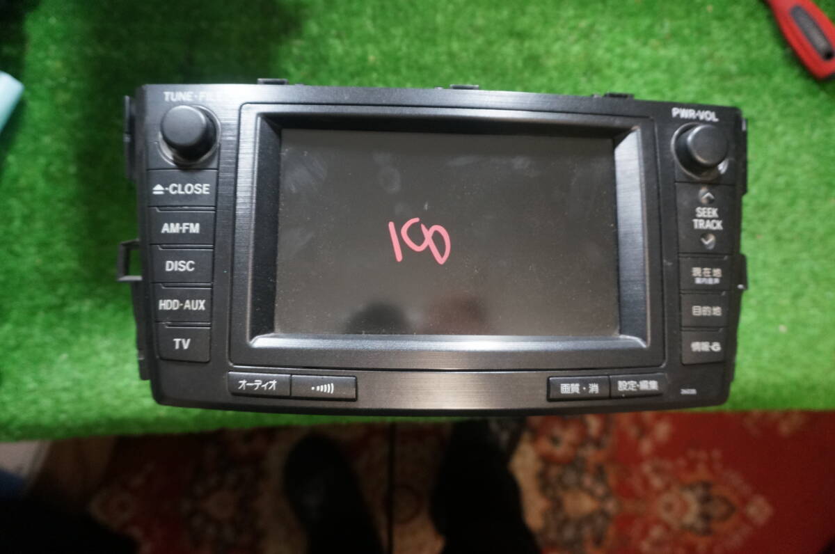 U057 トヨタ純正 86100-72010 マークX ジオ GGA10 ANA10 HDDナビ マルチ/モニター 18年 CD・DVD・MD再生OK 拍卖