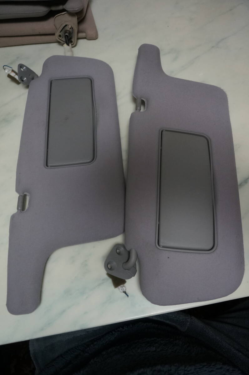 P146 トヨタ コンフォート 教習車仕様 TSS11Y 純正 室内サンバイザー 日よけバイザーカバー 2個セット拍卖