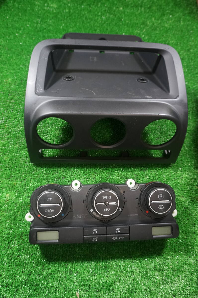 P477 フォルクスワーゲン ティグアン ABA-5NCAW 2008年 純正 エアコンスイッチパネル 1K0 907 044 CT拍卖
