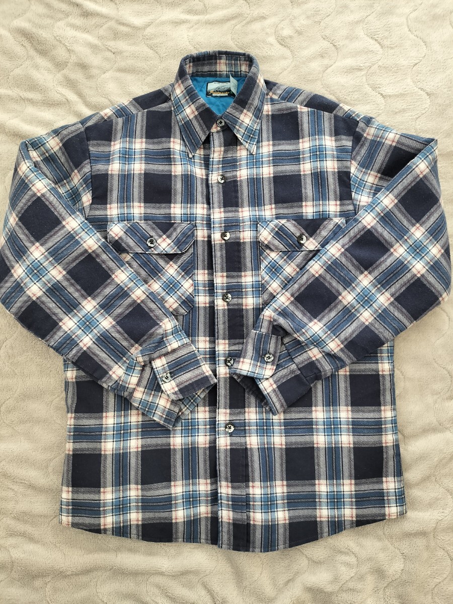 ミントコンディション ネルシャツ SEARS FIELD MASTER キルティング シアーズ M USA / カートコバーン 同型 ニルヴァーナ NIRVANA Tシャツ拍卖