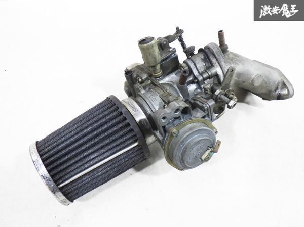 希少!! フォルクスワーゲン 純正 空冷 ビートル SOLEX ソレックス キャブレター キャブ H-32 34PDSI-3 インマニ付 当時物 即納 棚16T1拍卖