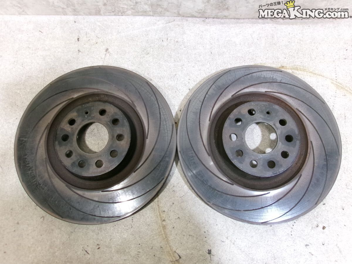 VW フォルクスワーゲン ゴルフ7 R タロックス フロント ブレーキローター スリットローター 340mm 左右 TAR-OX F2000 9218 1518 / S2-989拍卖