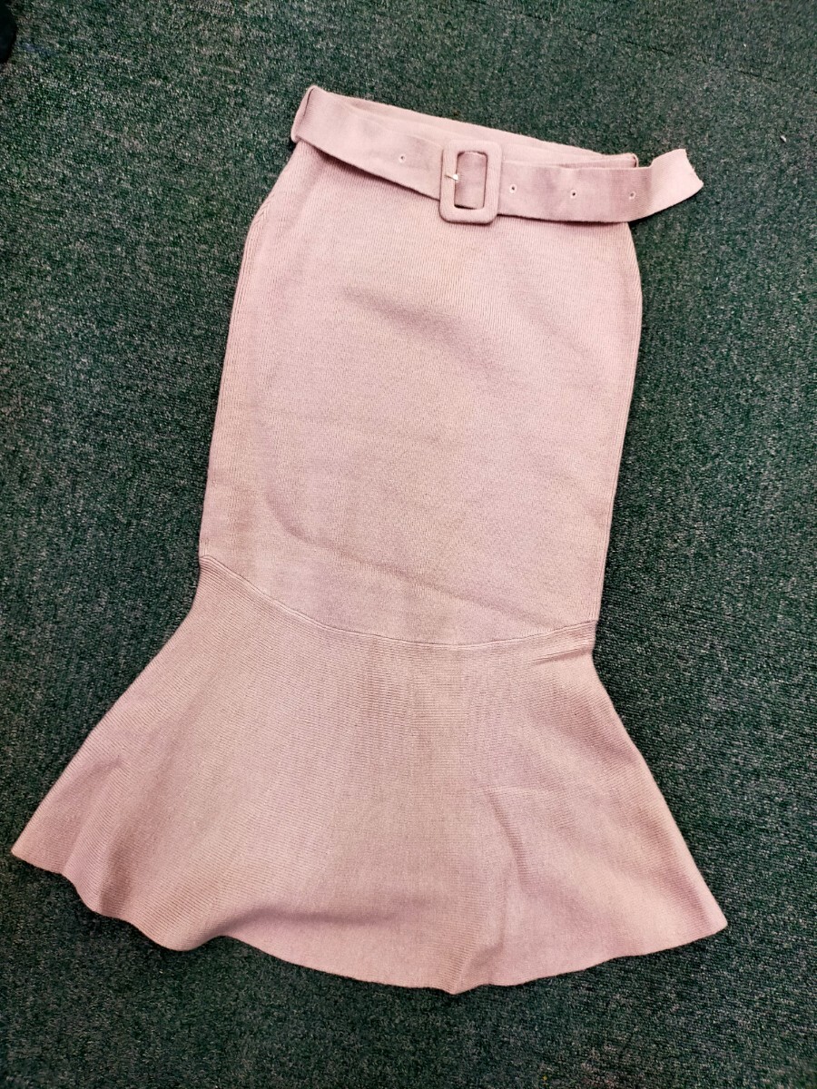 【試着のみ】リップサービス マーメイド ニット ロングスカート拍卖