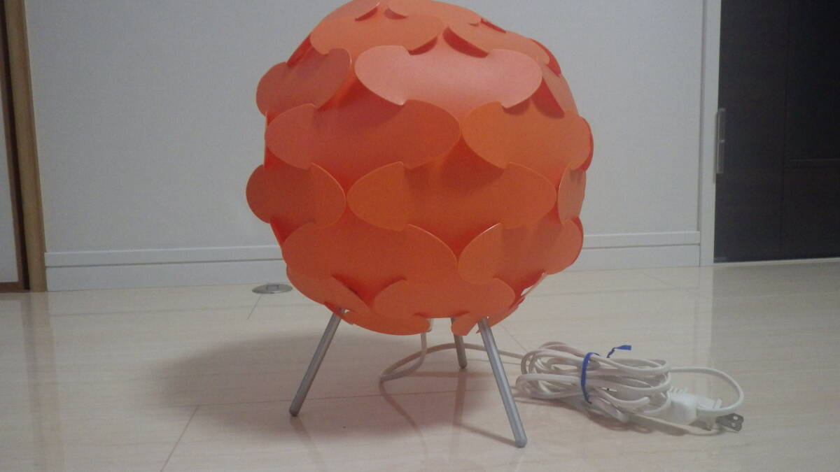 IKEA FILLSTA フロアランプ オレンジ リトアニア製 フィルスタ 廃盤 イケア拍卖