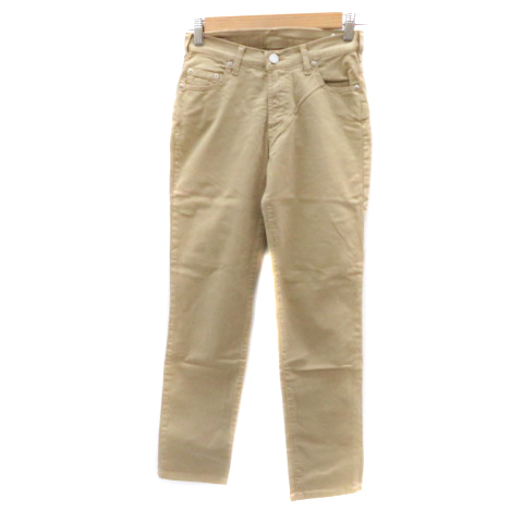 シマロン CIMARRON スリムパンツ ロング丈 34/27 ベージュ /YK15 レディース拍卖