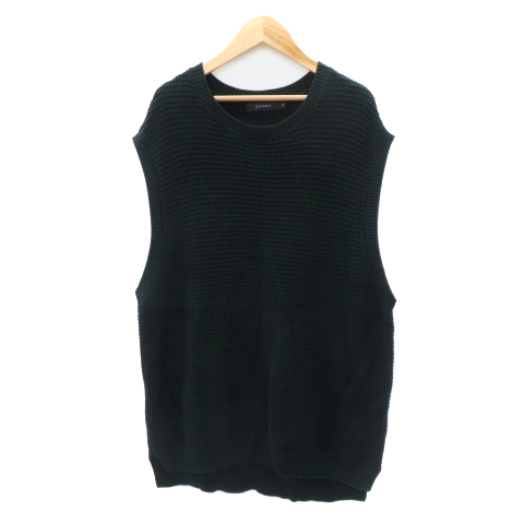 レイジブルー RAGEBLUE ニットベスト プルオーバー M ダークグリーン /YK28 レディース拍卖