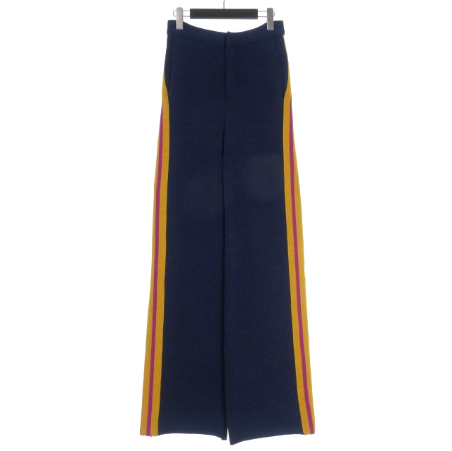 マルニ MARNI 22SS ニットパンツ 40 ネイビー 紺 PAMD0029Q0 国内正規 レディース拍卖
